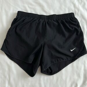Nike Dri Fit girls shorts. Black, size large. Lined with drawstring.